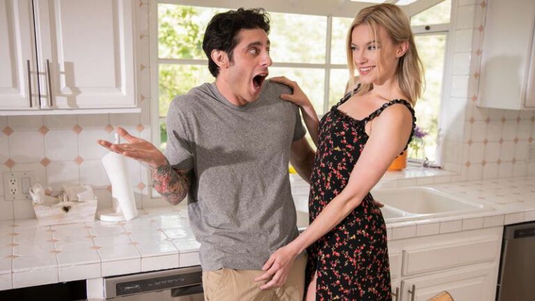 Blonde Widow Wants Her Stepson’s Cock