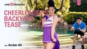 Cheerleader’s Backyard Tease