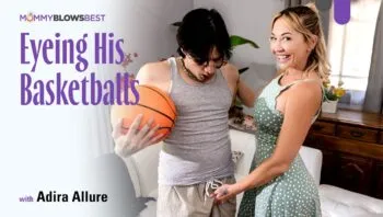 Eyeing His Basketballs